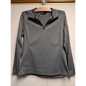 Womens North Face Quarter Zip-Size Large. Runs Small- Ligjt Blue